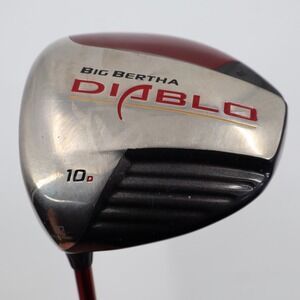 Callaway Big Bertha Diablo Driver Mens 10 Degree LH R Flex Aldila DVS 65g 44"
